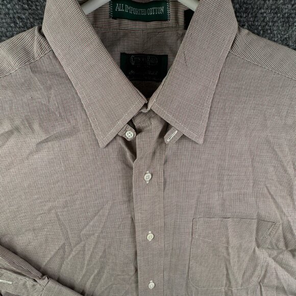 Gitman Bros Stanley Welch Clothiers Button Up Long Sleeve Cotton 15.5 32 USA - Picture 1 of 13